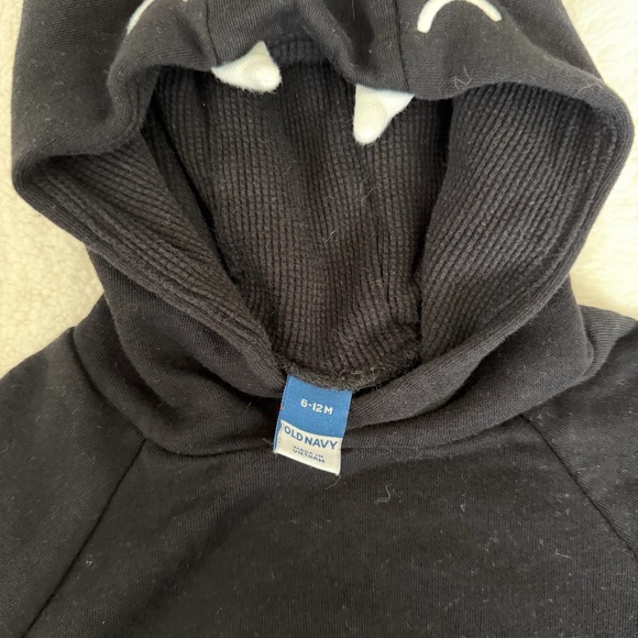 Old Navy Black Bat Bubble Romper - Picture 3 of 3